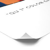 Paul Klee, Qu 1 Farbdiagramm, Abstrakte Farbkunst Fotodruck (Ecke)