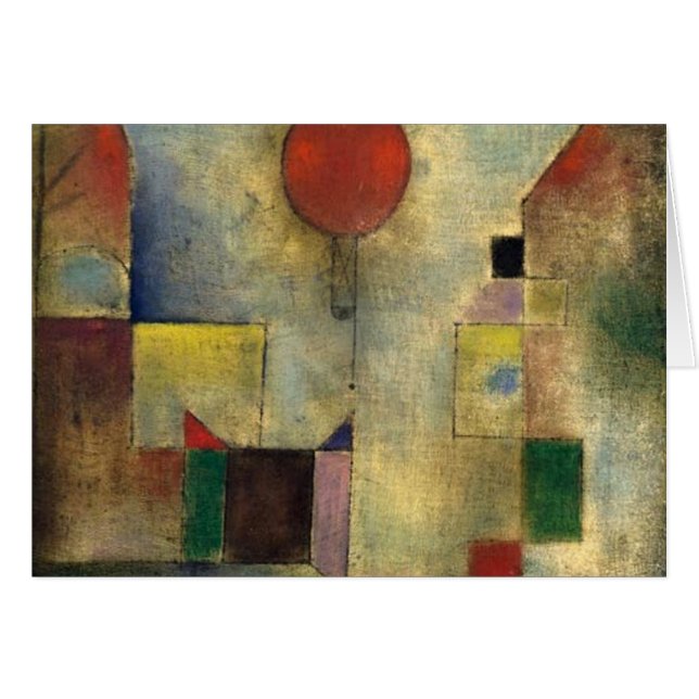 Paul Klee Red Balloon (Vorderseite (Horizontal))