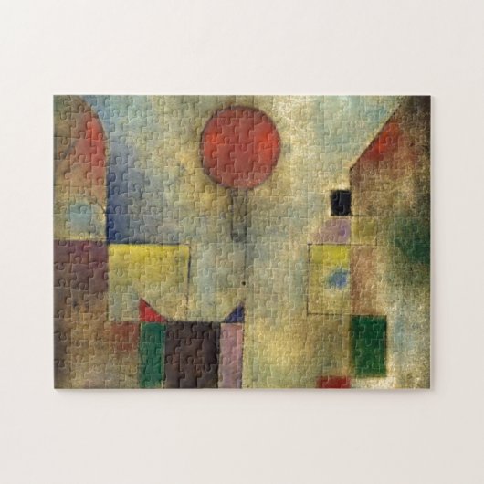 Paul Klee Red Balloon Abstrakt Art Painting Puzzle (Horizontal)
