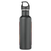 Paul Klee Red Balloon Abstrakte farbenfrohe Kunst Edelstahlflasche (Rückseite)