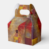 Paul Klee Red Balloon Abstrakte farbenfrohe Kunst Geschenkschachtel (Rückseite)