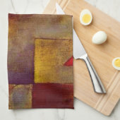 Paul Klee Red Balloon Abstrakte farbenfrohe Kunst Geschirrtuch (Viertel Falte)