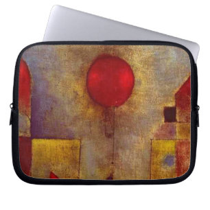 Paul Klee Red Balloon Abstrakte farbenfrohe Kunst Laptopschutzhülle