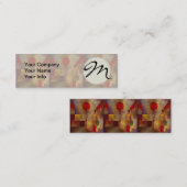 Paul Klee Red Balloon Abstrakte farbenfrohe Kunst Mini Visitenkarte (Vorne/Hinten)