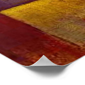 Paul Klee Red Balloon Abstrakte farbenfrohe Kunst Poster (Ecke)