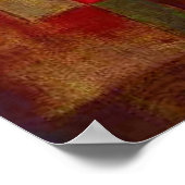 Paul Klee Red Balloon Abstrakte farbenfrohe Kunst Poster (Ecke)