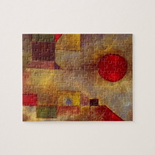 Paul Klee Red Balloon Abstrakte farbenfrohe Kunst Puzzle (Horizontal)