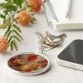 Paul Klee Red Balloon Abstrakte farbenfrohe Kunst Schlüsselanhänger (Seite)