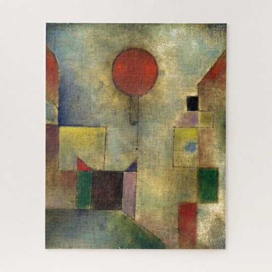 Paul Klee Red Balloon Abstrakte Malerei Puzzle (Vertikal)
