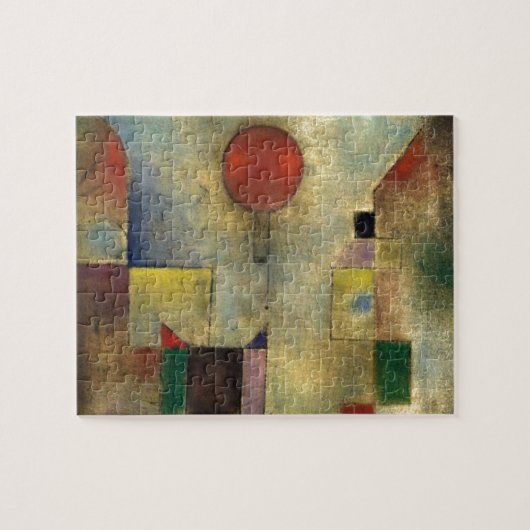 Paul Klee Red Balloon Abstraktes Kunstmalerei Puzzle (Horizontal)