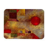Paul Klee Red Balloon Colorful Abstrakt Magnet (Horizontal)