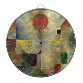 Paul Klee Red Balloon Dartscheibe (vorne)