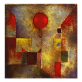 Paul Klee Red Balloon Foto Print (Vorne)