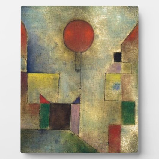 Paul Klee Red Balloon Fotoplatte (Vorderseite)