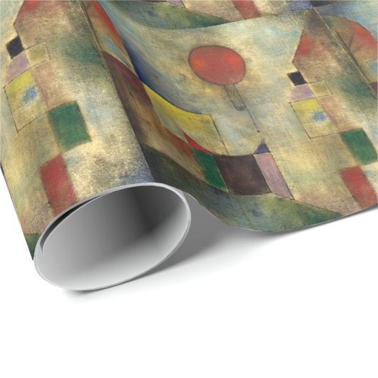 Paul Klee Red Balloon Geschenkpapier (Rolleneckpunkt)