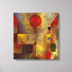 Paul Klee Red Balloon Leinwand Wrap