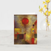 Paul Klee Red Balloon Note Card Karte (Gelbe Blume)