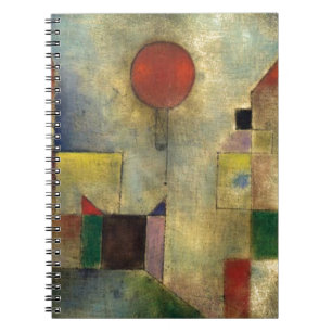 Paul Klee Red Balloon Notizblock