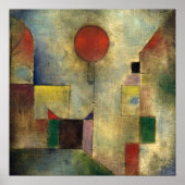 Paul Klee Red Balloon Poster (Vorne)