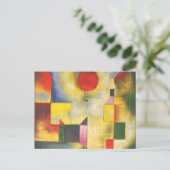 Paul Klee Red Balloon Postkarte (Stehend Vorderseite)