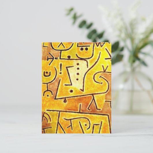 Paul Klee - Red Waistcoat Postkarte (Stehend Vorderseite)