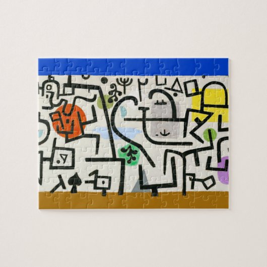 Paul Klee Reicher Hafen Abstracter Expressionismus Puzzle (Horizontal)