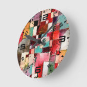 Paul Klee Rhythmen Runde Uhr (Winkel)