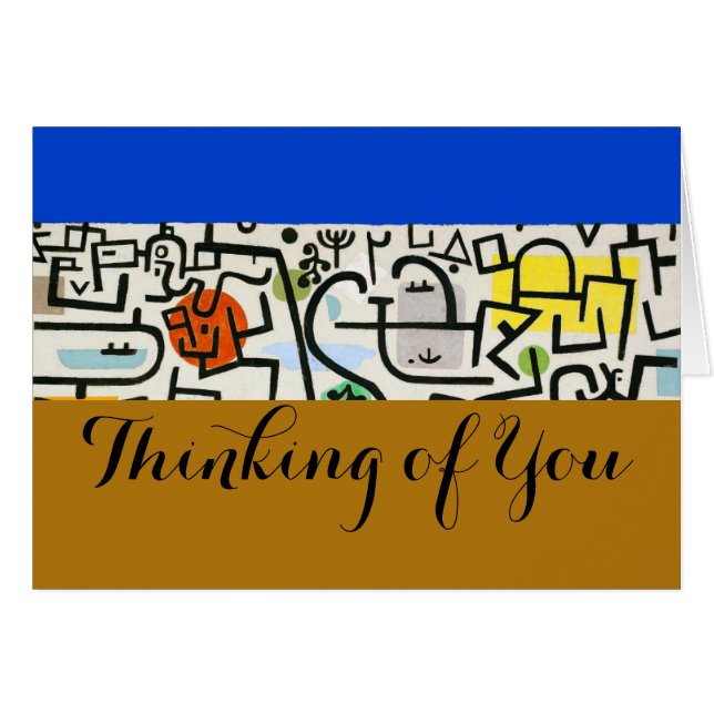 Paul Klee Rich Harbour Abstrakter Expressionismus (Vorderseite (Horizontal))