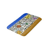 Paul Klee Rich Harbour Abstrakter Expressionismus Badematte (Schrägansicht)