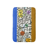 Paul Klee Rich Harbour Abstrakter Expressionismus Badematte (Vorderseite Vertikal)