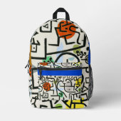 Paul Klee Rich Harbour Abstrakter Expressionismus Bedruckter Rucksack (Vorderseite)