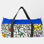 Paul Klee Rich Harbour Abstrakter Expressionismus Duffle Bag (Vorderseite)