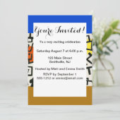 Paul Klee Rich Harbour Abstrakter Expressionismus Einladung (Stehend Vorderseite)