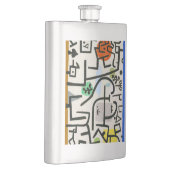 Paul Klee Rich Harbour Abstrakter Expressionismus Flachmann (Rechts)