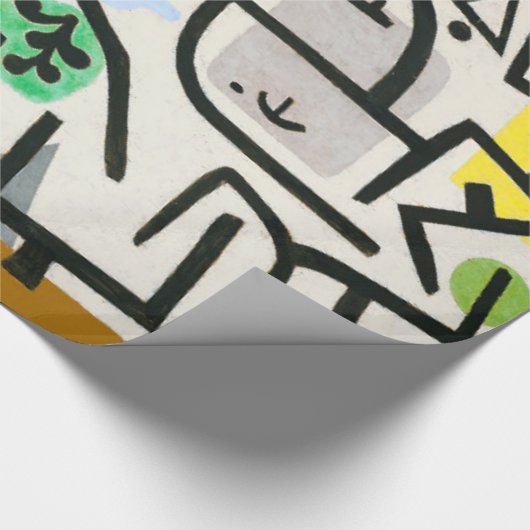 Paul Klee Rich Harbour Abstrakter Expressionismus Geschenkpapier (Ecke)