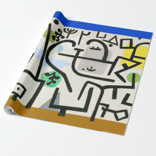 Paul Klee Rich Harbour Abstrakter Expressionismus Geschenkpapier (Ungerollt)
