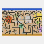 Paul Klee Rich Harbour Abstrakter Expressionismus Geschenkpapier Set (Vorderseite 3)