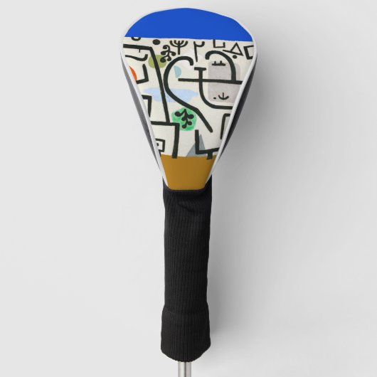 Paul Klee Rich Harbour Abstrakter Expressionismus Golf Headcover (Vorderseite)