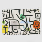 Paul Klee Rich Harbour Abstrakter Expressionismus Golfhandtuch (Horizontal)