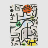 Paul Klee Rich Harbour Abstrakter Expressionismus Golfhandtuch (Vorderseite)