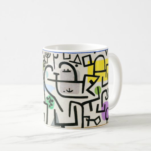 Paul Klee Rich Harbour Abstrakter Expressionismus Kaffeetasse (VorderseiteRechts)