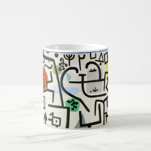 Paul Klee Rich Harbour Abstrakter Expressionismus Kaffeetasse (Mittel)