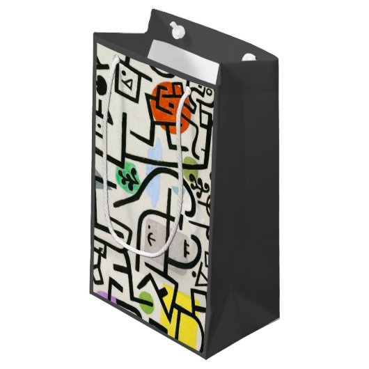 Paul Klee Rich Harbour Abstrakter Expressionismus Kleine Geschenktüte (Vorderseite Schrägansicht)