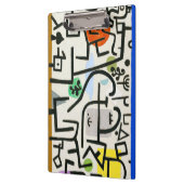 Paul Klee Rich Harbour Abstrakter Expressionismus Klemmbrett (Links)