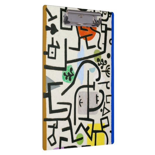 Paul Klee Rich Harbour Abstrakter Expressionismus Klemmbrett (Rechts)