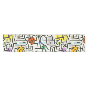 Paul Klee Rich Harbour Abstrakter Expressionismus Kurzer Tischläufer