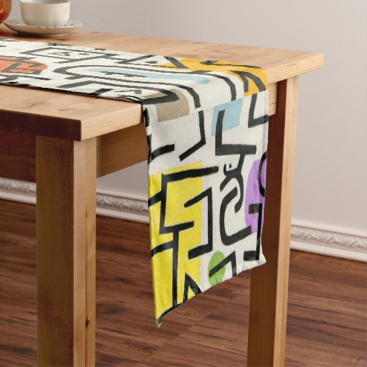 Paul Klee Rich Harbour Abstrakter Expressionismus Kurzer Tischläufer (Beispiel)