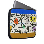 Paul Klee Rich Harbour Abstrakter Expressionismus Laptopschutzhülle (Vorne Rechts)
