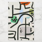 Paul Klee Rich Harbour Abstrakter Expressionismus Lebensmitteletikett (Einzelnes Label)