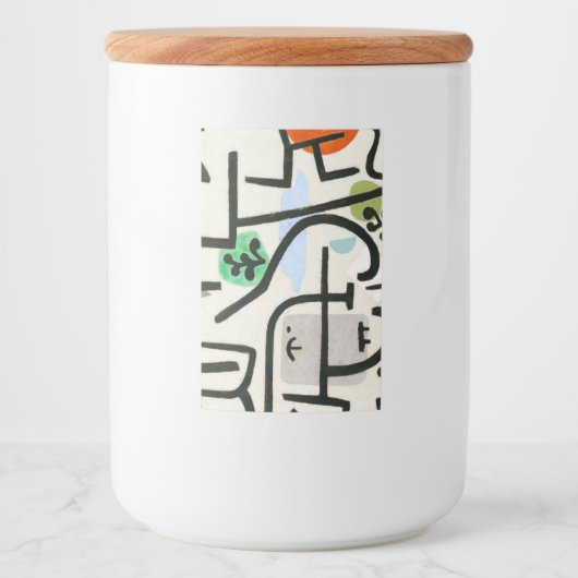 Paul Klee Rich Harbour Abstrakter Expressionismus Lebensmitteletikett (Vorderseite)